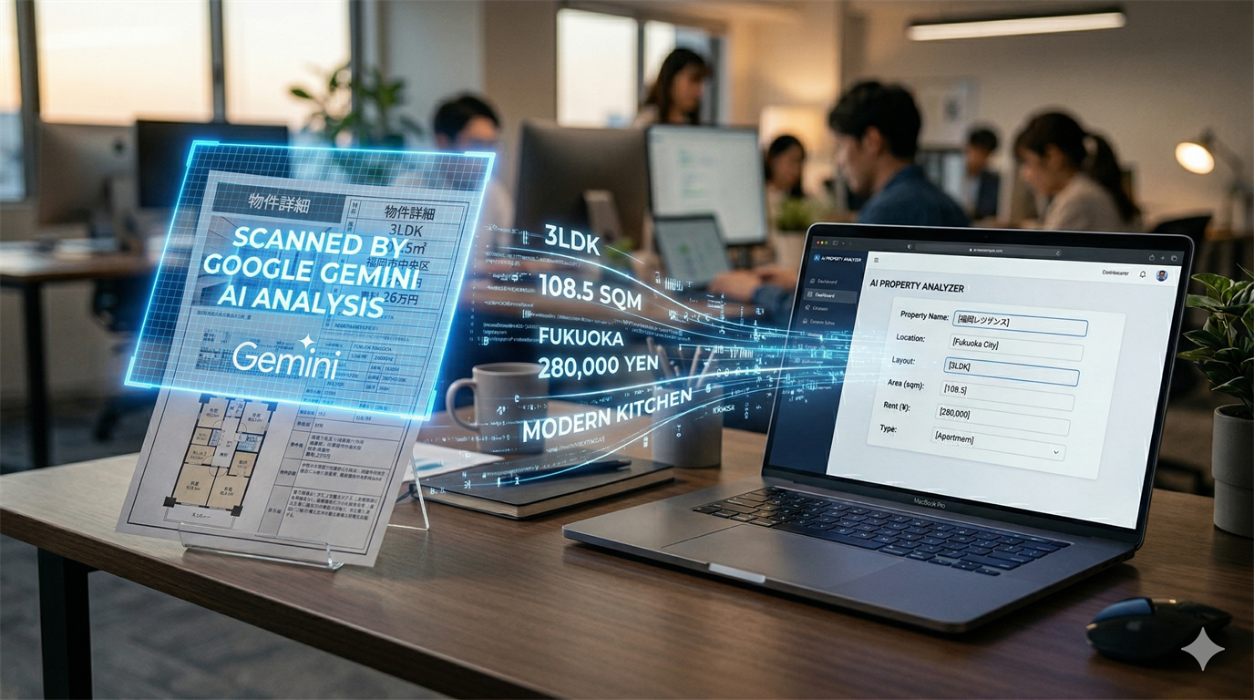Gemini AIが図面から全自動入力