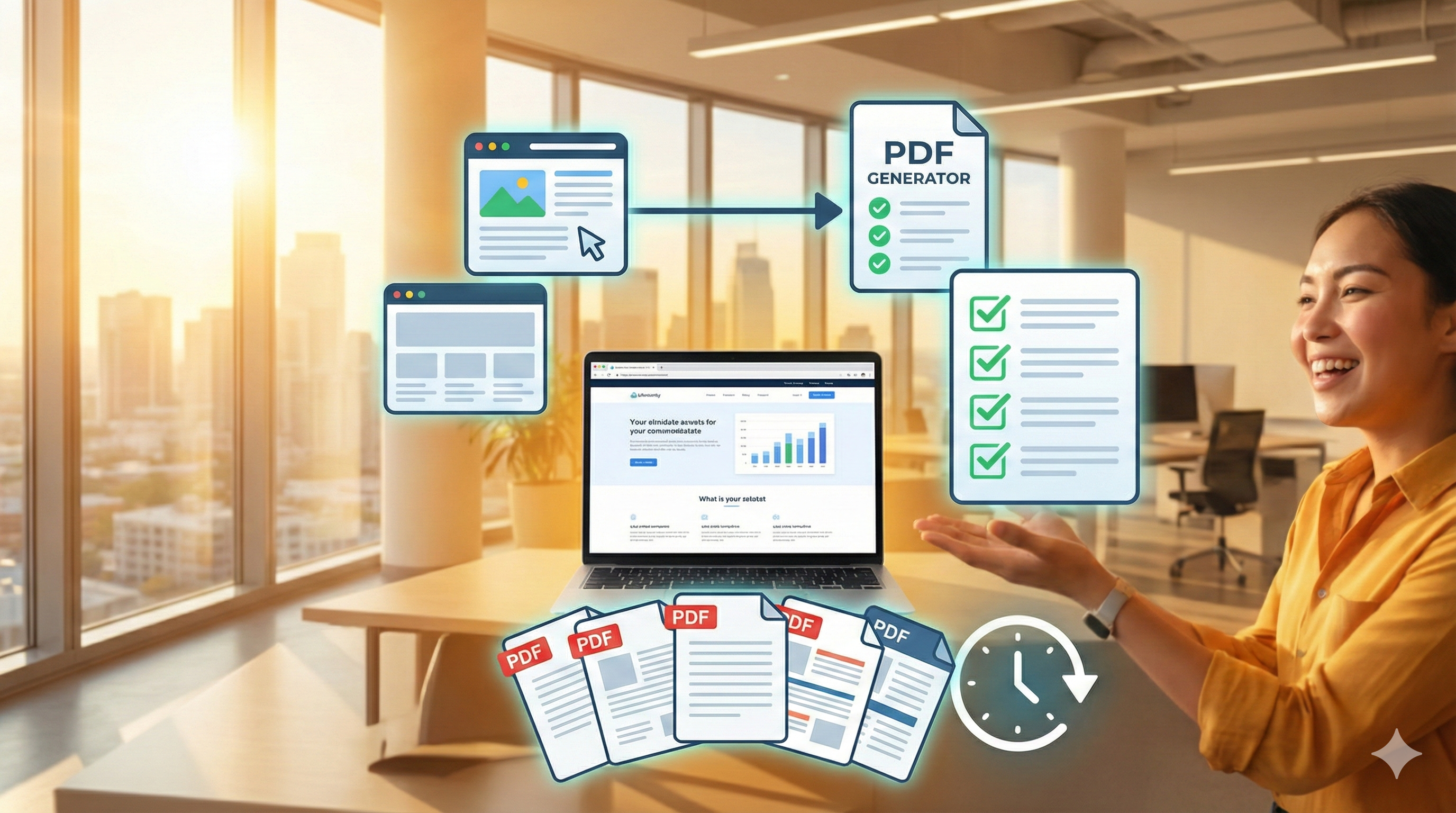 追加でデータ入力不要でPDF生成の画像